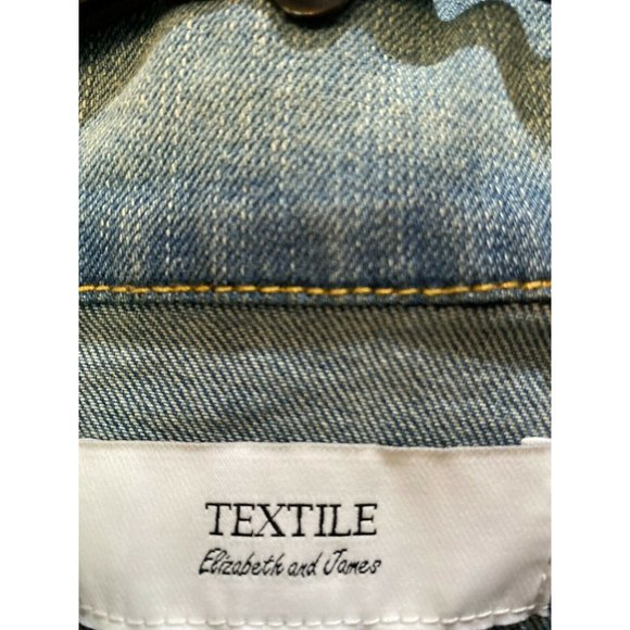Elizabeth And James Piper Denim Jacket Distres - Picture 8 of 12